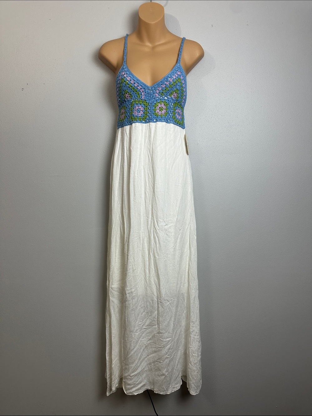 Altar'd State Boho Crochet Maxi Dress
